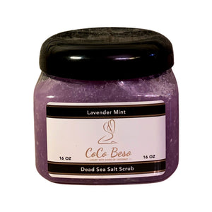 Lavender Mint Dead Sea Salt Scrub