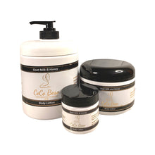 Load image into Gallery viewer, Goat Milk &amp; Honey Hand &amp; Body Lotion in three sizes